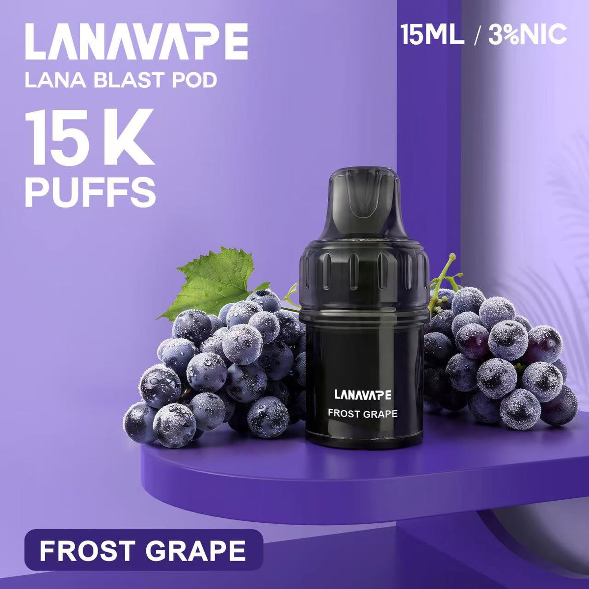 LANA 拉娜15000口（买三盒煙彈送1支主機 顔色隨機）注意：主機煙彈一起才能使用